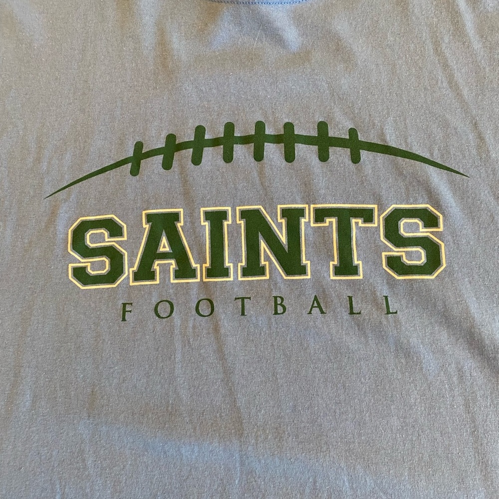 Men’s t-shirt sz 2XL Salem Saints Football blue. GUC - Picture 1 of 6